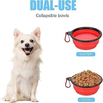 Bol portabil pentru animale, Zola®, pliabil, plastic, 300 ml, rosu Bol portabil pentru animale, Zola®, pliabil, plastic, 300 ml, rosu
